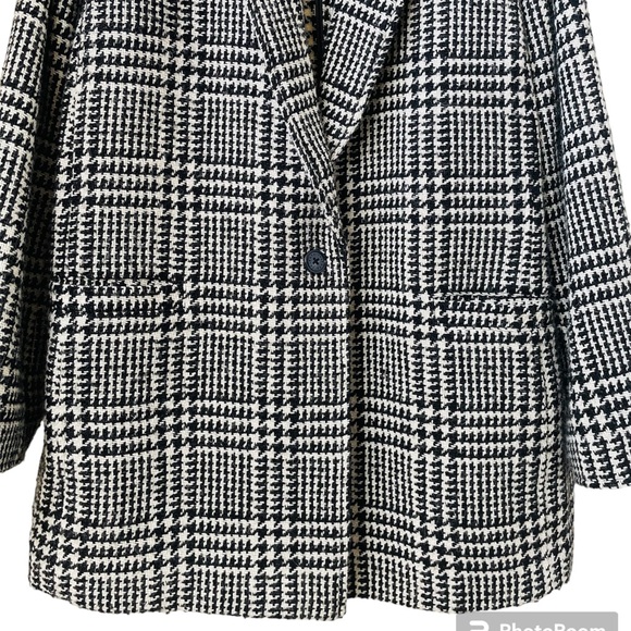 Talbots Houndstooth Blazer Jacket - Picture 4 of 12